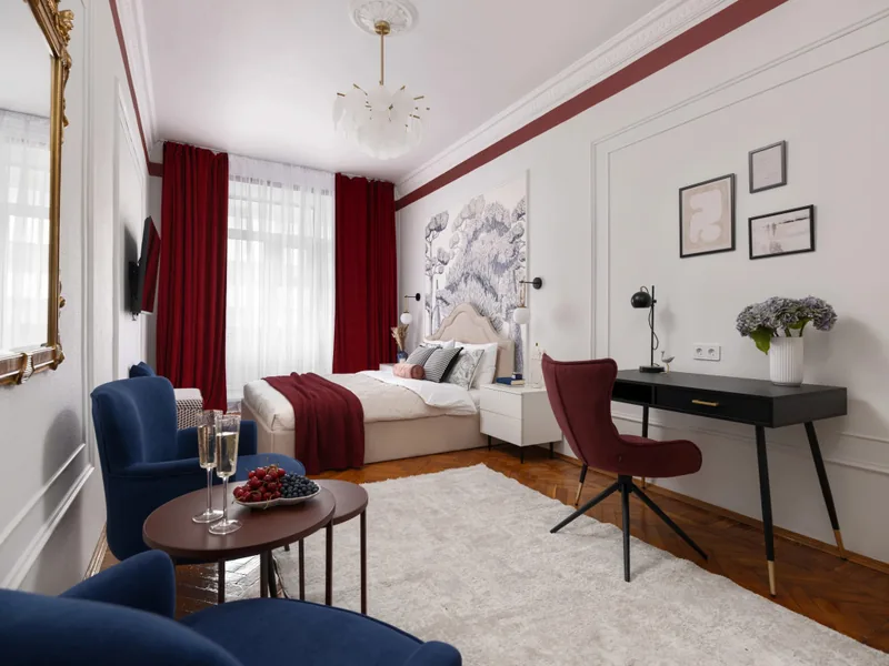 Ресепшн / лобби «GM Apartments Современная неоклассика на Брестской»