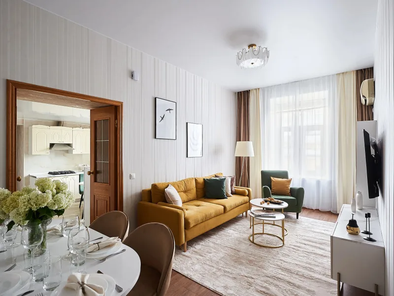 Ресепшн / лобби «GM Apartments Современная Трешка на Парке Культуры»