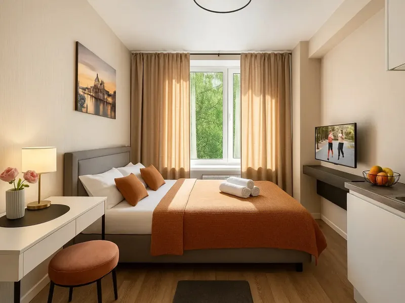 Ресепшн / лобби «Стандартные Апартаменты BestFlat24 Шереметьевская 85с2»