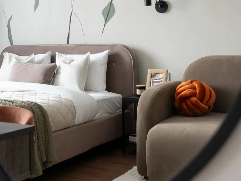 Номер в апартаментах «GM Apartments Стильная двушка у Триумфальной площади»
