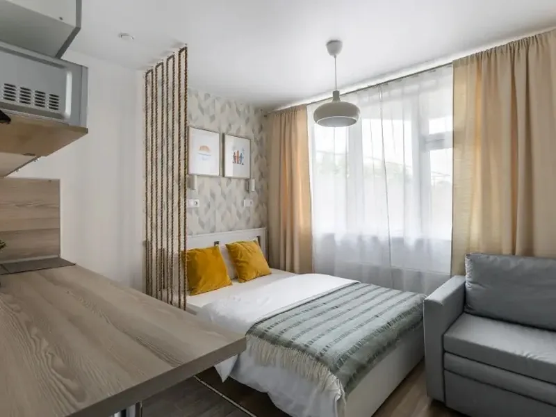 Ресепшн / лобби «Уютные Апартаменты Sunny Flats&Rooms Vnukovo 1»