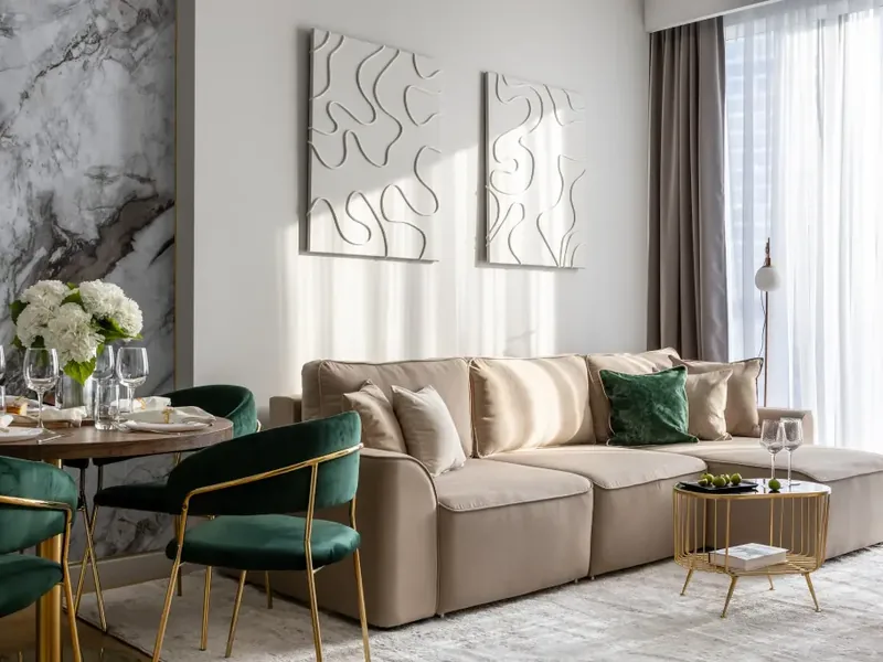 Номер в апартаментах «GM Apartments Суперсовременная Видовая Квартира в Neva Towers»