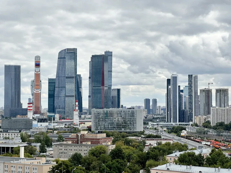 Фасад / вход «Уютные апартаменты с видом на Москва-Сити»