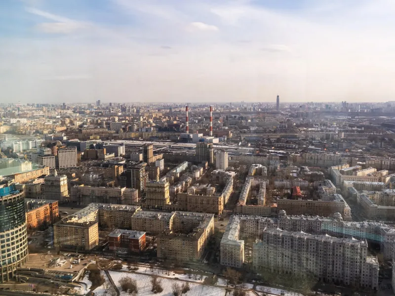 Фасад / вход «Уютные на 54 Этаже с Видом на Набережную Москвы Реки»