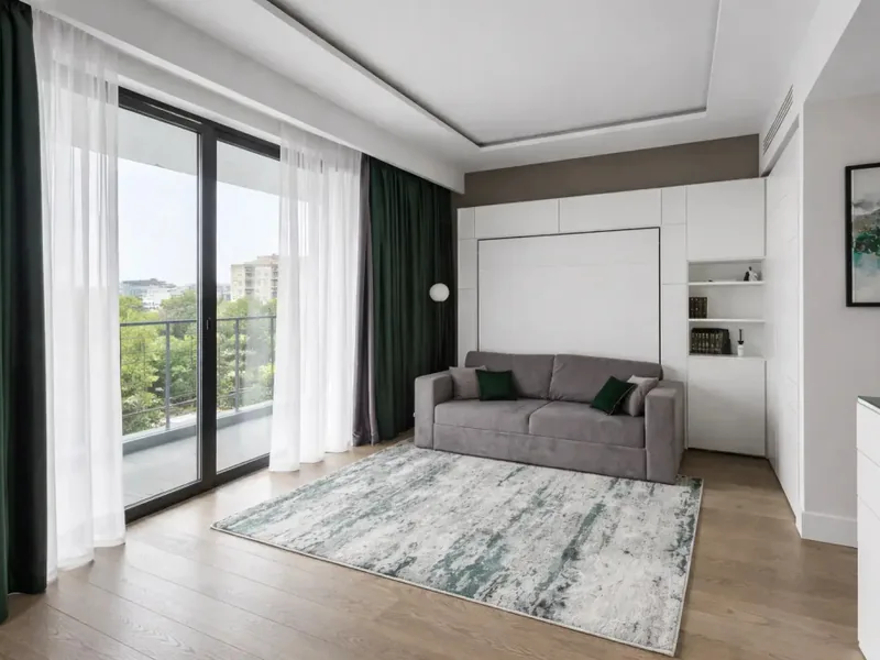 Апартаменты c 1 комнатой с красивым видом из окна в апартаментах «в ЖК Prime Park LetYourFlat Mercury»