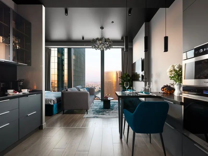 Ресепшн / лобби «GM Apartments Видовые и Атмосферные в Москва Сити»