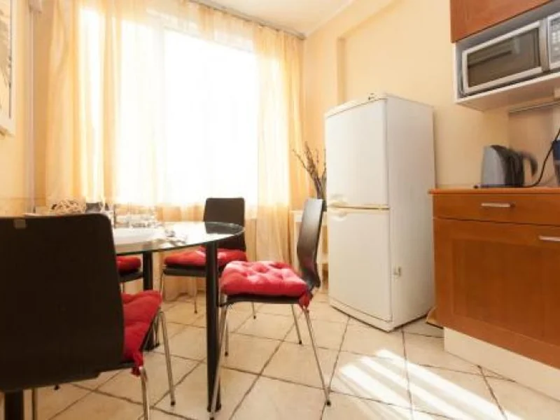 Кухня в апартаментах Design Suites Noviy Arbat