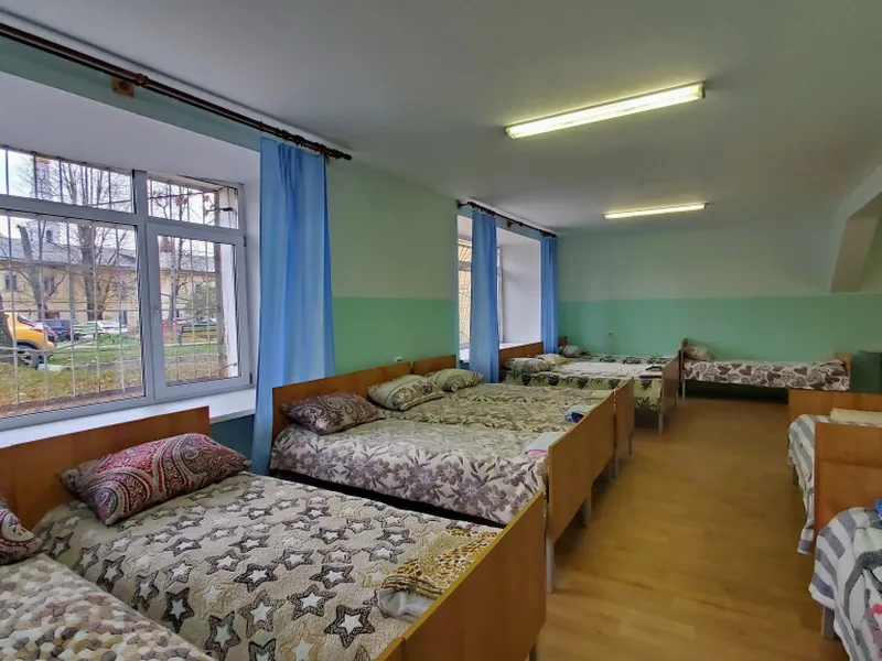Кровать в общем номере в гостевом доме «дом Паломнический дом Николо-Угрешского монастыря»