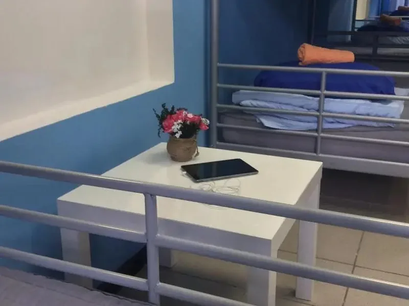 Кровать в общем номере в хостеле «7 Sky Hostel Krasnoselskaya»