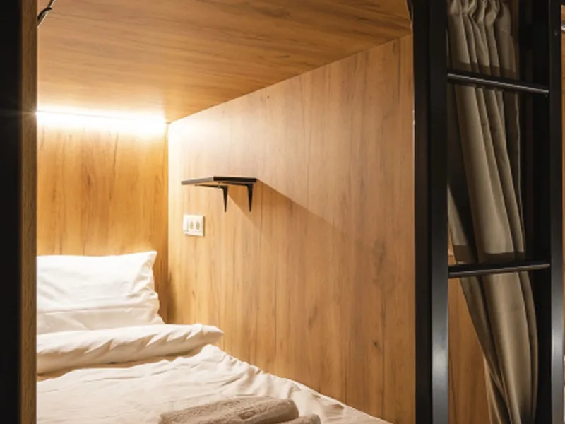 Капсула в хостеле «Caps hotel на Остоженке»