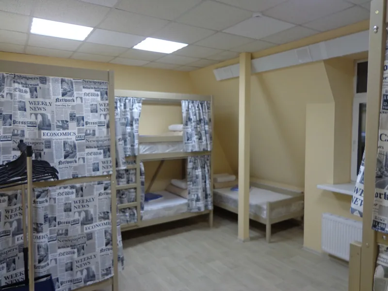 Кровать в общем номере в хостеле «Бакунинская»
