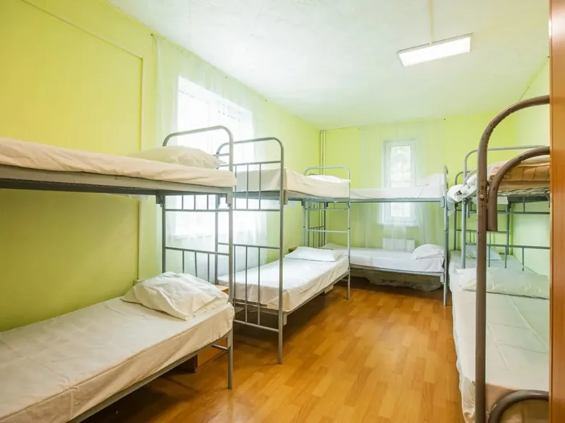 Кровать в общем номере в хостеле «Nika Hostel»