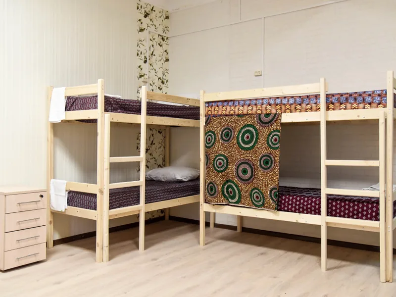 Кровать в общем номере в хостеле «Spasibo, Horosho Hostel»