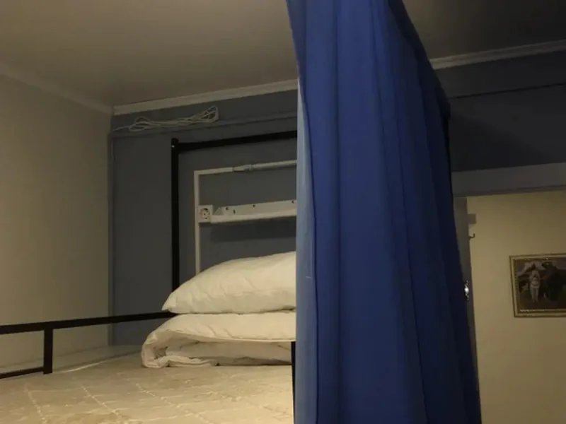 Кровать в общем номере в хостеле «Travel Inn Электрозаводская»