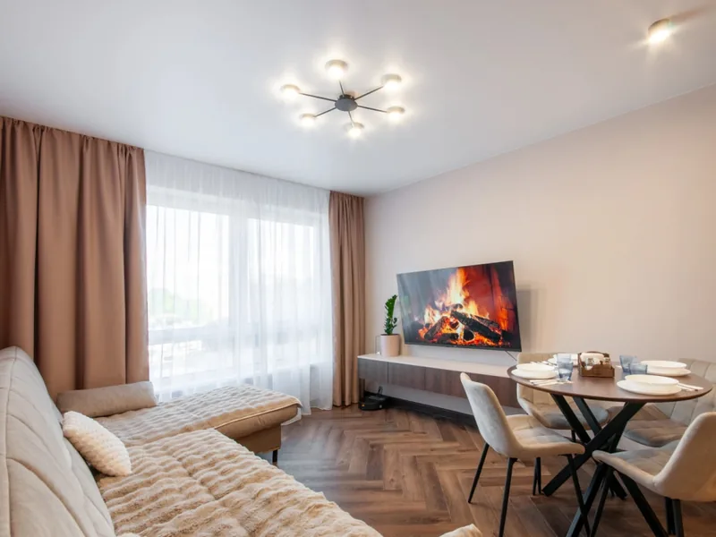Апартаменты c 1 комнатой в квартире «1к 37 м² 3 Кровати»