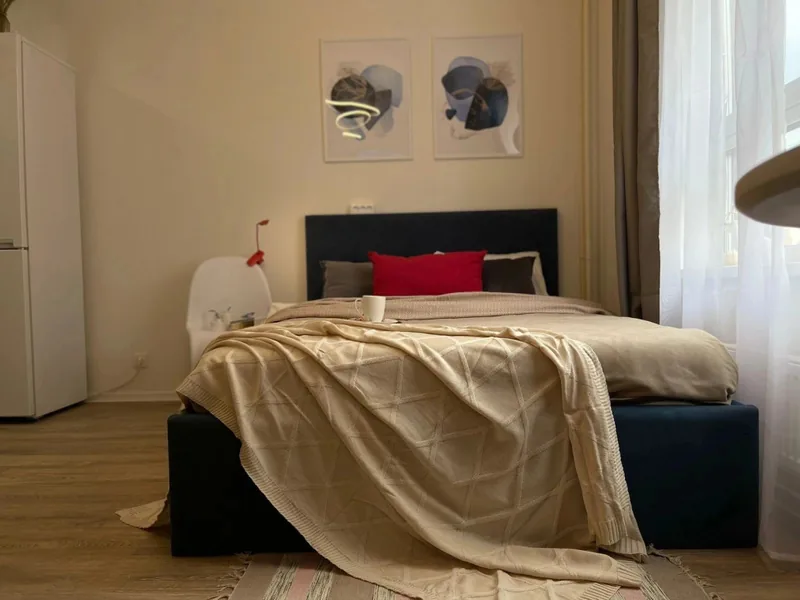 Номер Standard с красивым видом из окна в квартире «Apartslounge ЖК Самолет»