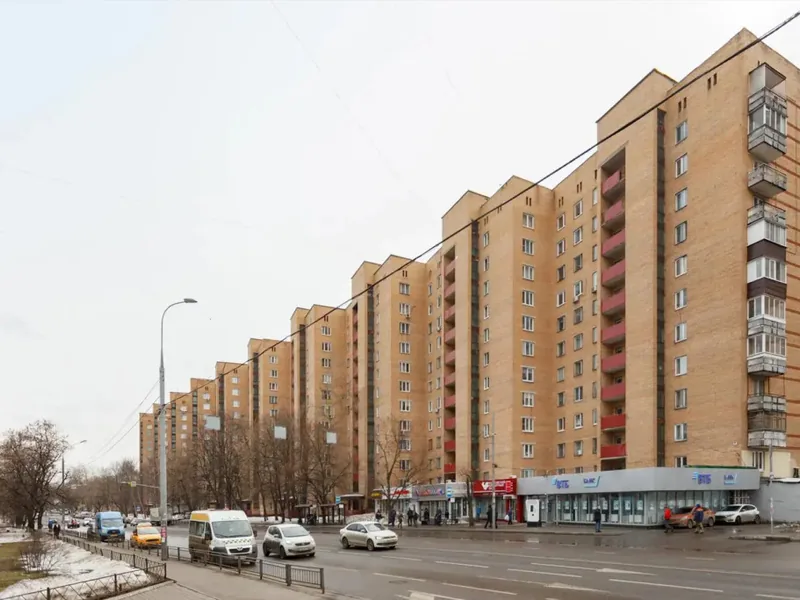 Фасад / вход «BestFlat24 (БэстФлэт24) на улице Менжинского»