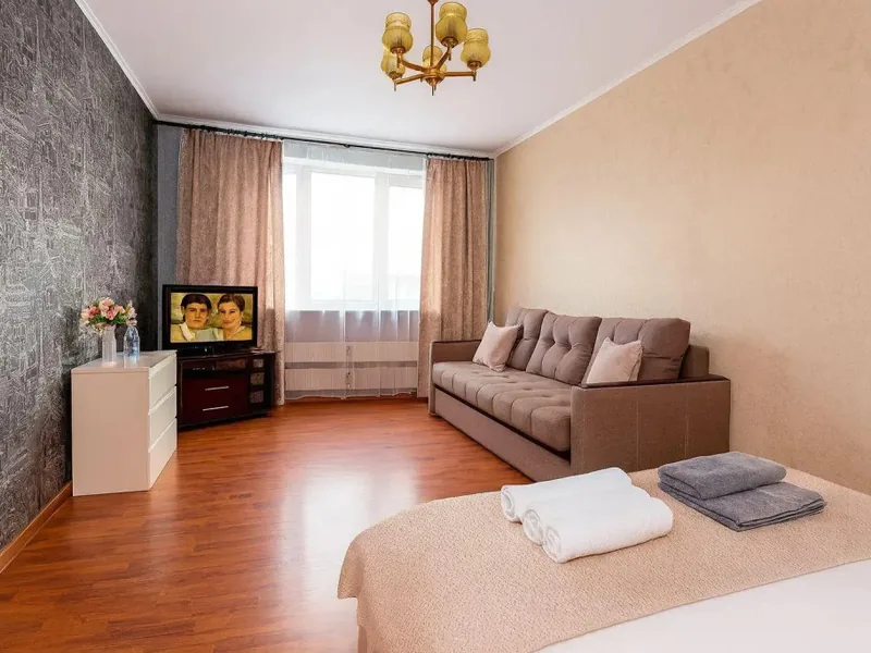 Апартаменты c 1 комнатой в квартире «BestFlat24 (БэстФлэт24) на улице Новгородская 14»