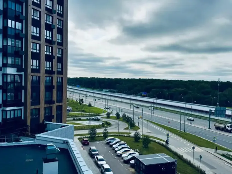 Фасад / вход «Двухкомнатная Дайкер Сити до 5 человек у метро Прокшино»