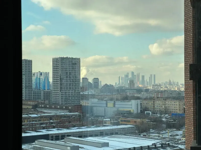 Фасад / вход «Дизайнерская однушка с паркингом и панорамным видом на Москва-Сити»
