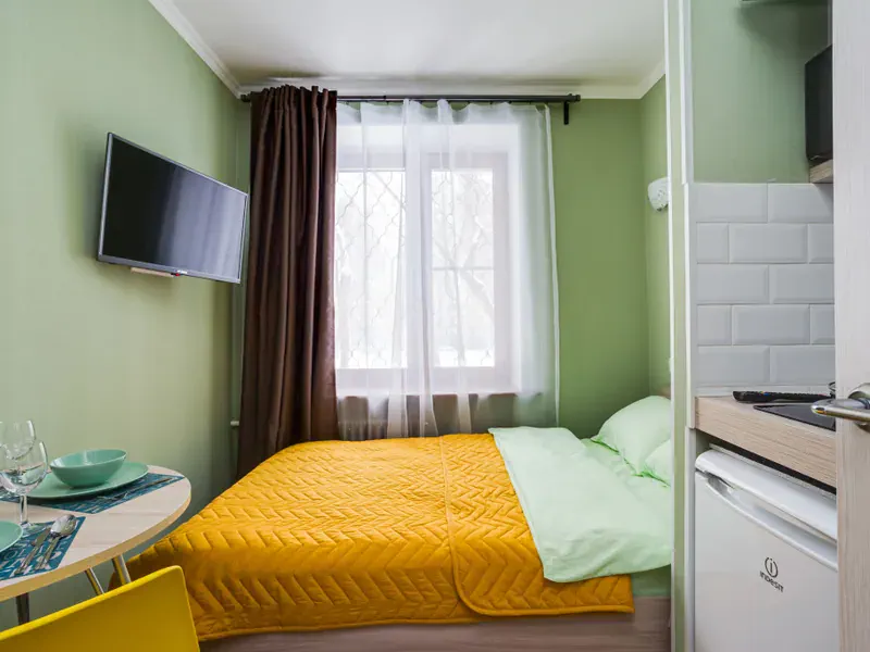 Квартира Комфортная студия от FolkFort в Новой Москве, улица Братьев Гранат, д. 6, Москва
