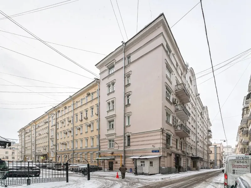 Фасад / вход «Трёхкомнатная в Центре Москвы на Тверской»