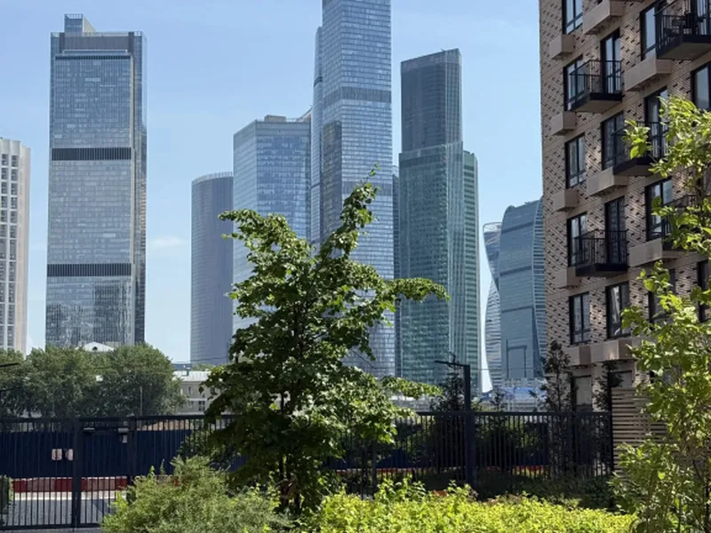 Фасад / вход «Роскошная с Дизайнерским Люкс Решением и Видом на Реку и Москва-Сити»