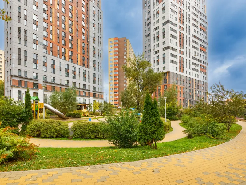 Фасад / вход «Уютная Студия Неподалеку от Метро Коммунарка»