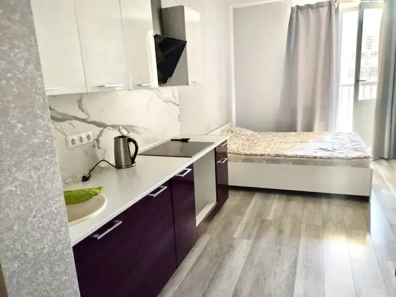 Фасад / вход «Студия 30 м² в ЖК Одинбург»