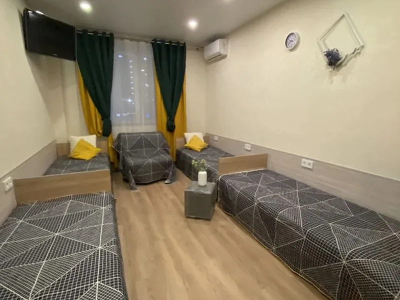 Апартаменты c 1 комнатой в квартире «Студия 35 м² 5 Кроватей»