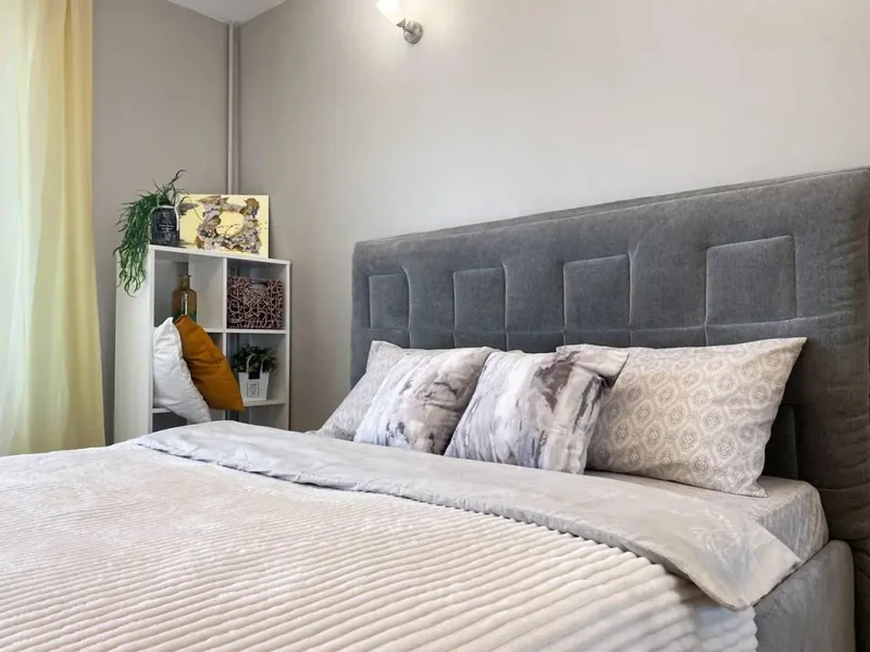 Апартаменты с балконом и с красивым видом из окна в квартире «Top Rooms: Евротрешка у метро Текстильщики»