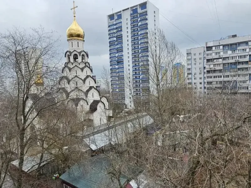 Фасад / вход «Уютная Современная у Метро Строгино»