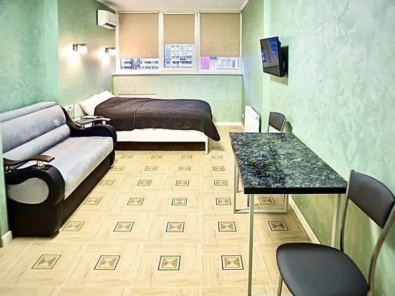 Студия с балконом в квартире «Уютная Студия 27 м²»