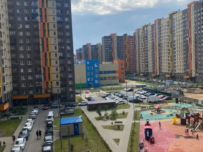 Фасад / вход «уютная студия рядом с Москвой ЖК Томилино парк»