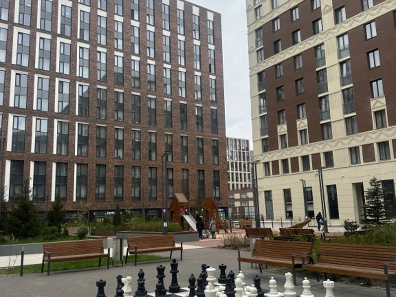 Фасад / вход «Уютная евро двушка Top Rooms в ЖК Зиларт»