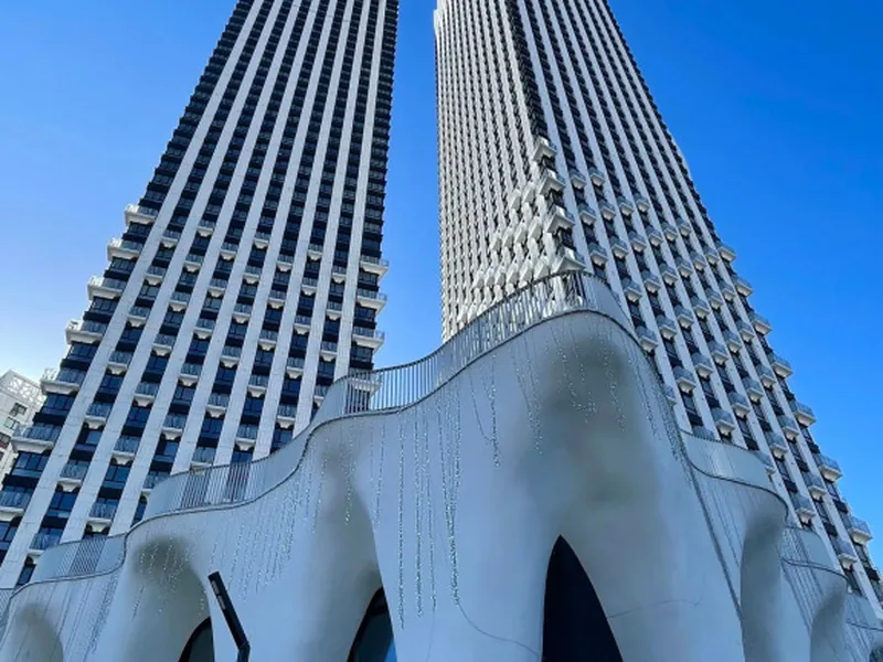 Фасад / вход «видовая в ЖК Wellton Towers»