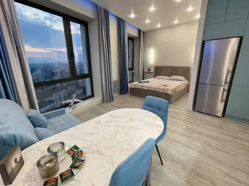 Студия в квартире «видовая в ЖК Wellton Towers»