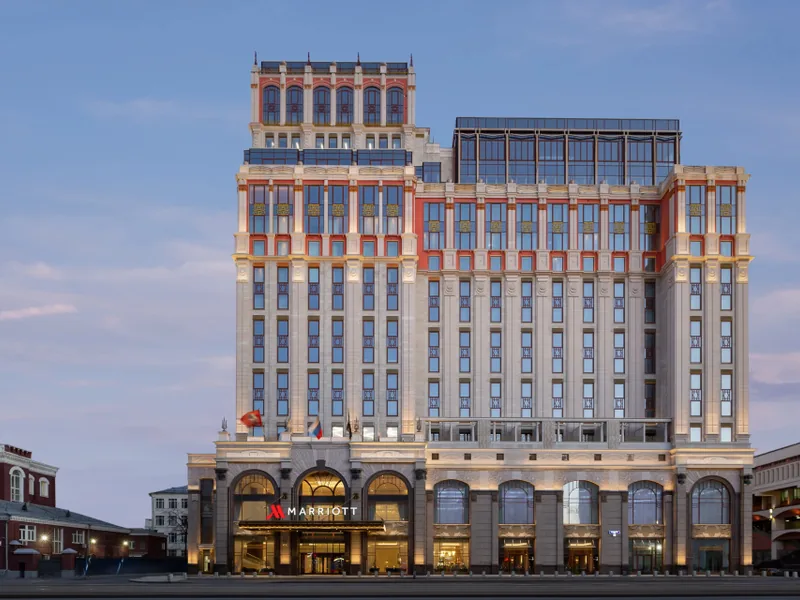 Фасад / вход «Москва Марриотт Империал Плаза»
