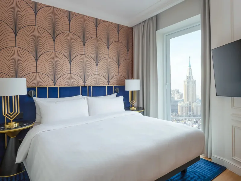 Двухместный номер Делюкс с видом на город в отеле «Москва Марриотт Империал Плаза»