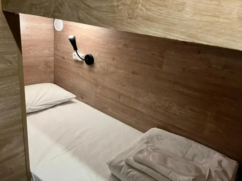 Одноместный номер Стандартный без окна в отеле «Shelterz Электрозаводская»