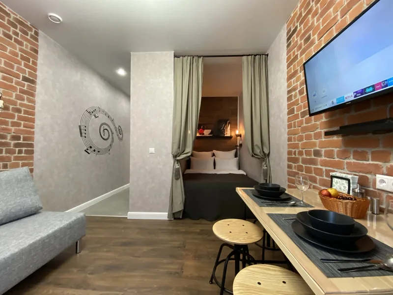 Двухместные апартаменты c 1 комнатой в жилом помещении «Tina Rental Studio ЖК Sreda»